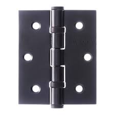 Atlantic Ball Bearing Hinges 3" x 2.5" x 2.5mm - Matt Black - A2HB32525MB - Pair - Choice Handles