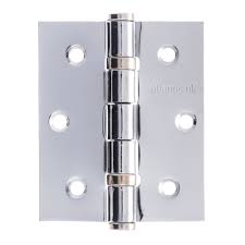 Atlantic Ball Bearing Hinges 3" x 2.5" x 2.5mm - Polished Chrome - A2HB32525PC - Pair - Choice Handles