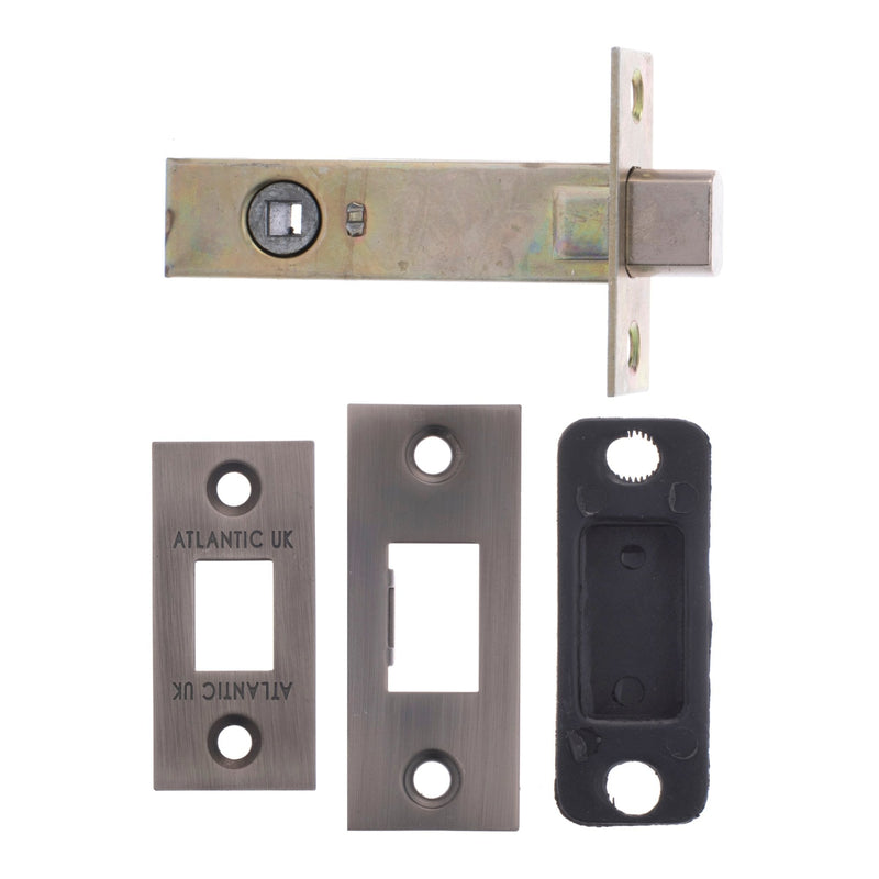 Atlantic Tubular Deadbolt 3" 76mm -  Matt Gun Metal - ADB3MBN - Choice Handles
