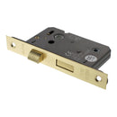 Atlantic Bathroom Lock [CE] 3"  76mm- Satin Brass - ALKBATH3SB - Choice Handles