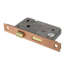 Atlantic Bathroom Lock [CE] 3"  76mm - Urban Satin Copper - ALKBATH3USC - Choice Handles