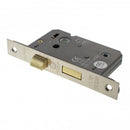 Atlantic Bathroom Lock [CE] 3"  76mm- Polished Nickel - ALKBATH3PN - Choice Handles