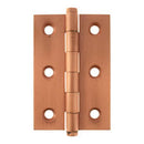 Atlantic Butt Hinges 3" x 2" x 2.2mm inc Screws - Urban Satin Copper - ABH3222USC - Pair - Choice Handles