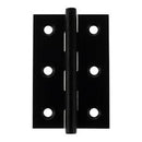 Atlantic Butt Hinges 3" x 2" x 2.2mm inc Screws - Matt Black - ABH3222MB - Pair - Choice Handles