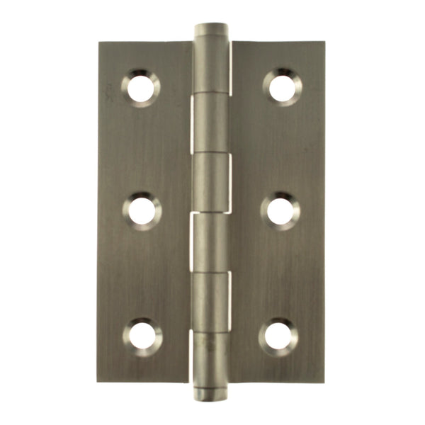 Atlantic Butt Hinges 3" x 2" x 2.2mm inc Screws - Satin Nickel - ABH3222SN - Pair - Choice Handles