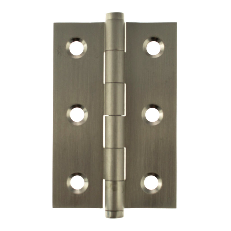 Atlantic Butt Hinges 3" x 2" x 2.2mm inc Screws - Satin Nickel - ABH3222SN - Pair - Choice Handles