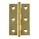 Atlantic Butt Hinges 3" x 2" x 2.2mm inc Screws - Polished Brass - ABH3222PB - Pair - Choice Handles