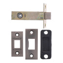 Atlantic Heavy Duty Bolt Through Tubular Latch 4" 102mm - Matt Gun Metal - AL4MBN - Choice Handles