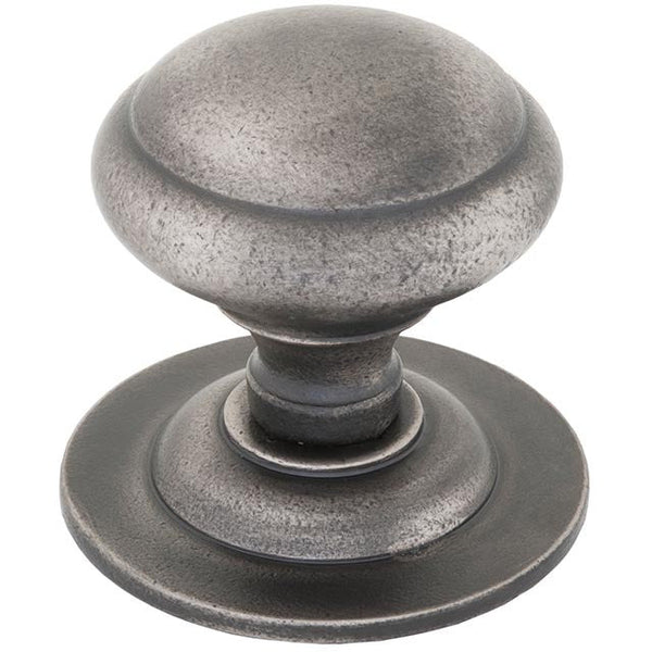 From The Anvil - Round Centre Door Knob - Antique Pewter - 83505 - Choice Handles