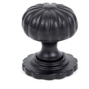 From The Anvil - Flower Cabinet Knob - Small - Black - 83507 - Choice Handles