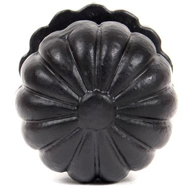 From The Anvil - Flower Cabinet Knob - Large - Black - 83509 - Choice Handles