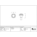 From The Anvil - Cabinet Knob - Large - Black - 83513 - Choice Handles