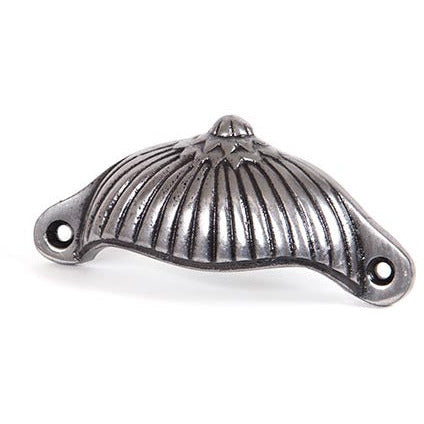 From The Anvil - 4" Flower Drawer Pull - Natural Smooth - 83517 - Choice Handles