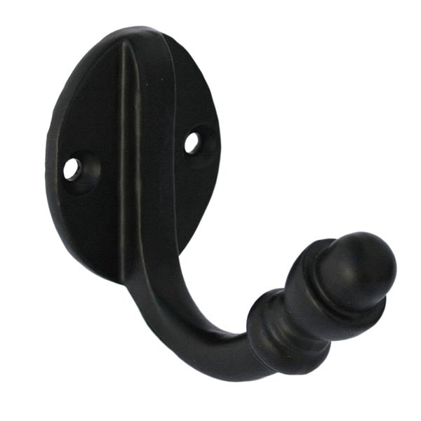 From The Anvil - Coat Hook - Black - 83522 - Choice Handles