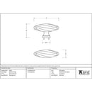 From The Anvil - Smooth Cabinet Handle - Natural Smooth - 83531 - Choice Handles