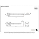 From The Anvil - 5" Cabin Hook - Natural Smooth - 83541 - Choice Handles