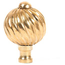 From The Anvil - Spiral Cabinet Knob - Small - Polished Brass - 83550 - Choice Handles