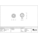 From The Anvil - Spiral Cabinet Knob - Small - Polished Brass - 83550 - Choice Handles