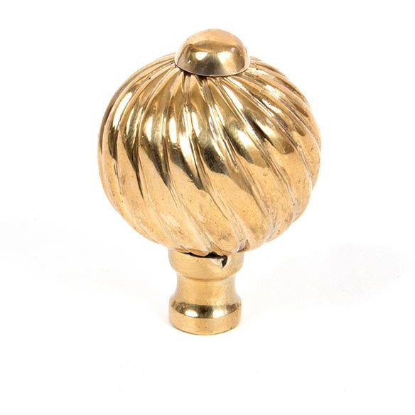 From The Anvil - Spiral Cabinet Knob - Small - Polished Brass - 83550 - Choice Handles
