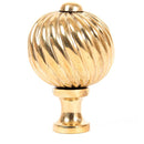 From The Anvil - Spiral Cabinet Knob - Medium - Polished Brass - 83551 - Choice Handles