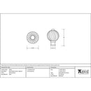 From The Anvil - Spiral Cabinet Knob - Medium - Polished Brass - 83551 - Choice Handles