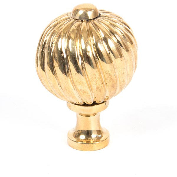 From The Anvil - Spiral Cabinet Knob - Medium - Polished Brass - 83551 - Choice Handles