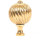 From The Anvil - Spiral Cabinet Knob - Large - Polished Brass - 83552 - Choice Handles