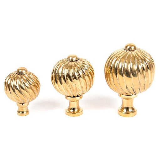 From The Anvil - Spiral Cabinet Knob - Large - Polished Brass - 83552 - Choice Handles