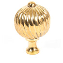 From The Anvil - Spiral Cabinet Knob - Large - Polished Brass - 83552 - Choice Handles