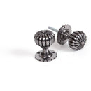 From The Anvil - Flower Mortice Knob Set - Natural Smooth - 83561 - Choice Handles