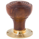 From The Anvil - Ringed Mortice/Rim Knob Set - Rosewood - 83562 - Choice Handles