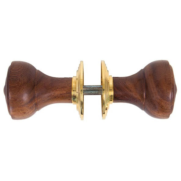 From The Anvil - Ringed Mortice/Rim Knob Set - Rosewood - 83562 - Choice Handles