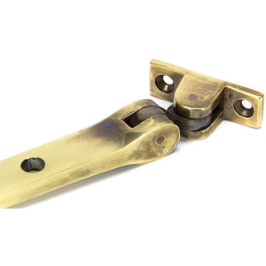 From The Anvil - 12" Monkeytail Stay - Aged Brass - 83569 - Choice Handles
