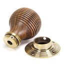 From The Anvil - Beehive Mortice/Rim Knob Set - Rosewood - 83573 - Choice Handles