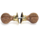 From The Anvil - Beehive Mortice/Rim Knob Set - Rosewood - 83573 - Choice Handles
