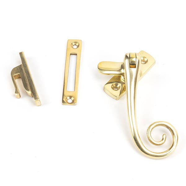 From The Anvil - Monkeytail Fastener - Polished Brass - 83593 - Choice Handles
