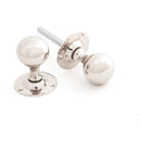 From The Anvil - Ball Mortice Knob Set - Polished Nickel - 83632 - Choice Handles