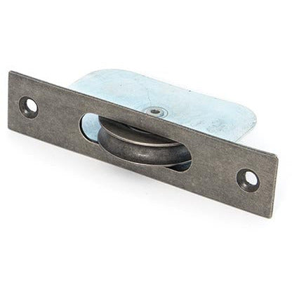 From The Anvil - Square Ended Sash Pulley 75kg - Black - 83641 - Choice Handles