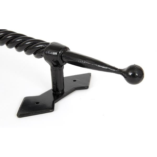 From The Anvil - Large Robe Pull Handle - Black - 83664 - Choice Handles
