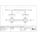 From The Anvil - Robe Pull Handle - Black - 83671 - Choice Handles