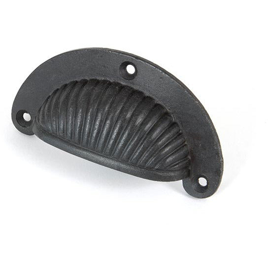 From The Anvil - 4" Flower Drawer Pull - Beeswax - 83673 - Choice Handles