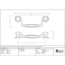 From The Anvil - Drop Handle - Black - 83678 - Choice Handles