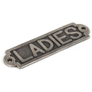 From The Anvil - Ladies Sign - Antique Pewter - 83685 - Choice Handles