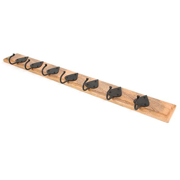 From The Anvil - Cottage Coat Rack - Beeswax - 83746 - Choice Handles