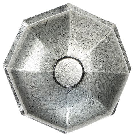 From The Anvil - Octagonal Centre Door Knob - Pewter Patina - 83778 - Choice Handles