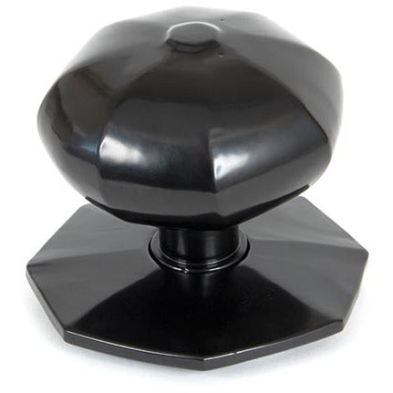 From The Anvil - Octagonal Centre Door Knob - Black - 83779 - Choice Handles