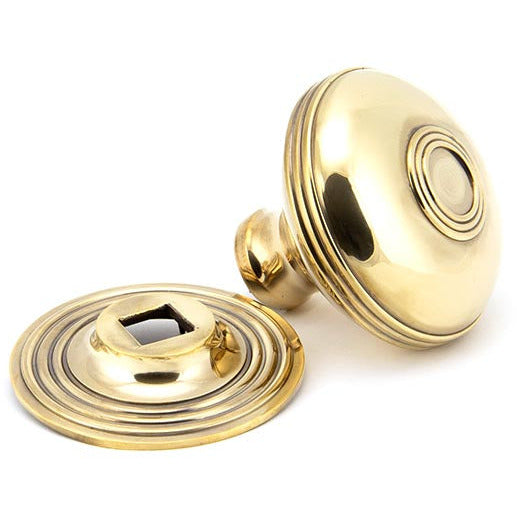 From The Anvil - Prestbury Centre Door Knob - Aged Brass - 83782 - Choice Handles