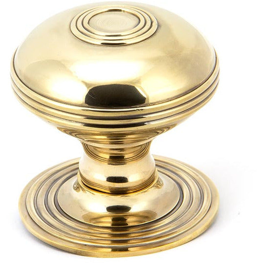 From The Anvil - Prestbury Centre Door Knob - Aged Brass - 83782 - Choice Handles