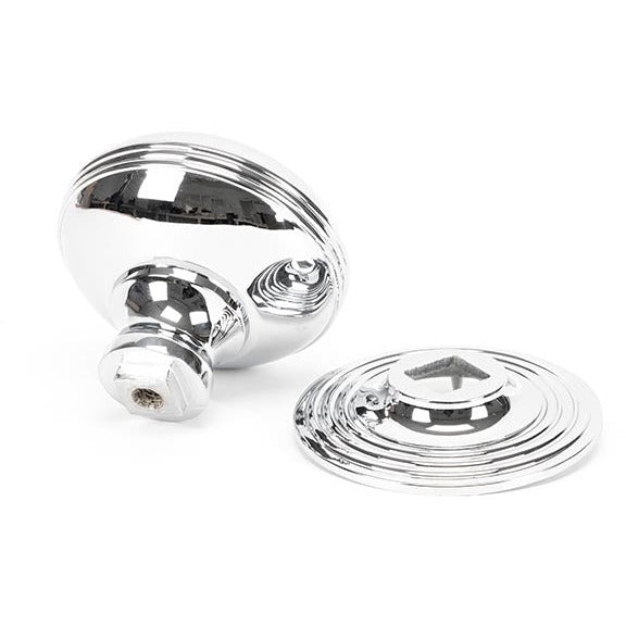From The Anvil - Prestbury Centre Door Knob - Polished Chrome - 83783 - Choice Handles
