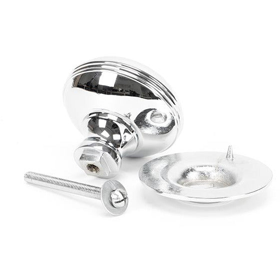 From The Anvil - Prestbury Centre Door Knob - Polished Chrome - 83783 - Choice Handles